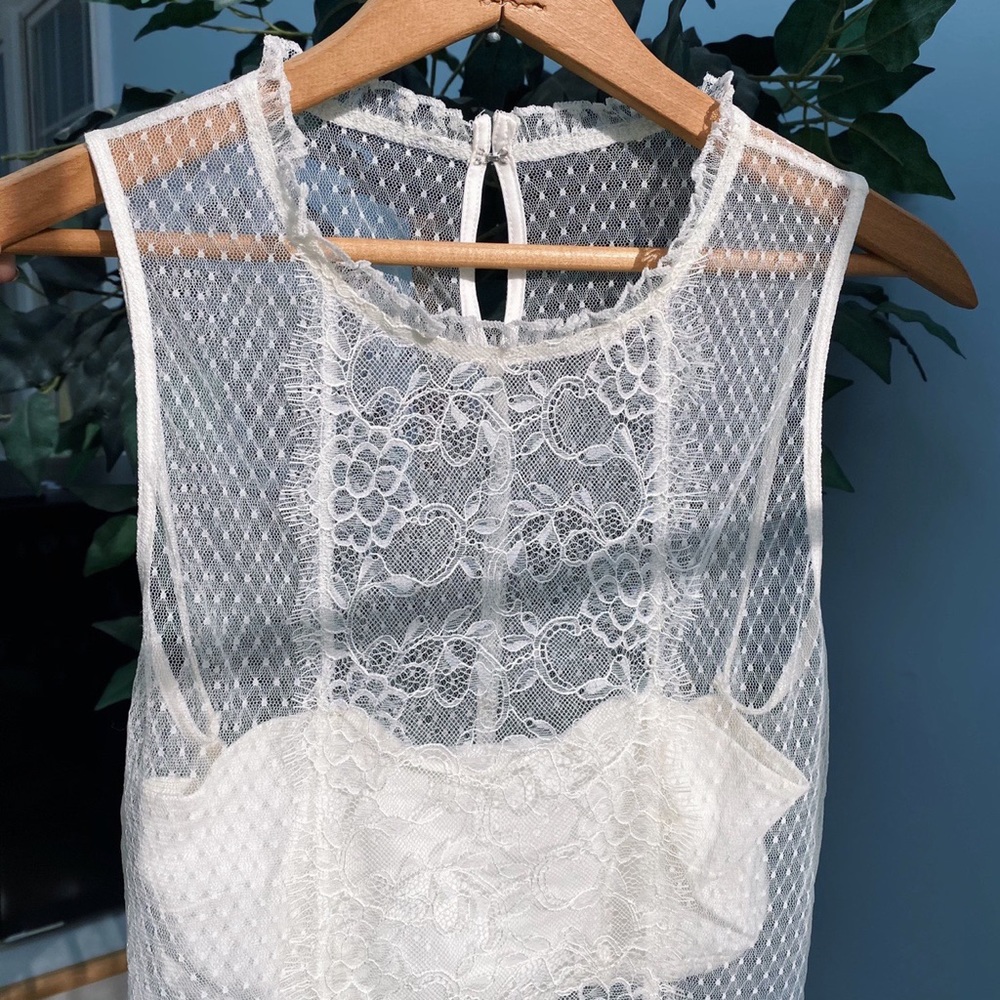 🥀 Express lace white top 🥀